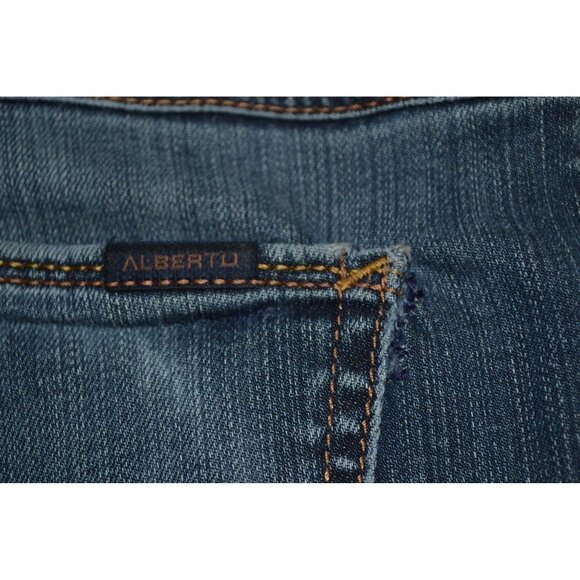 Alberto Stone Washed Jeans - Size W40 L 34 - Modern Fit (Back Pocket Repaired) - Picture 6 of 6
